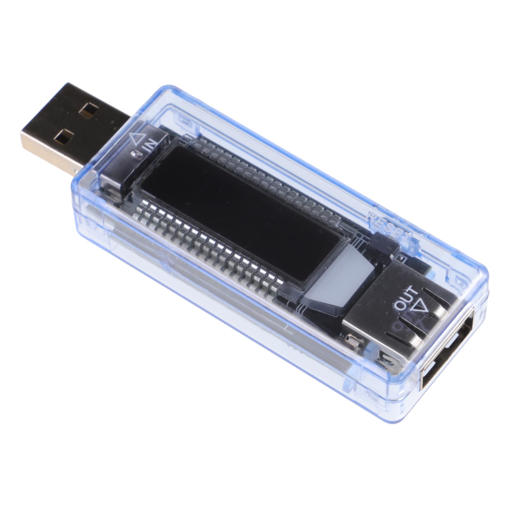 Warmhm USB Spannungsprüfer Multimeter für USB Voltamperemeter zur Messung von Strom und Spannung Plug and Play Funktion für USB Ladegeräte Transparent LCD Anzeige Warmhm USB Spannungsprüfer Multimeter für USB Voltamperemeter zur Messung von Strom und Spannung Plug and Play Funktion für USB Ladegeräte Transparent LCD Anzeige von Warmhm