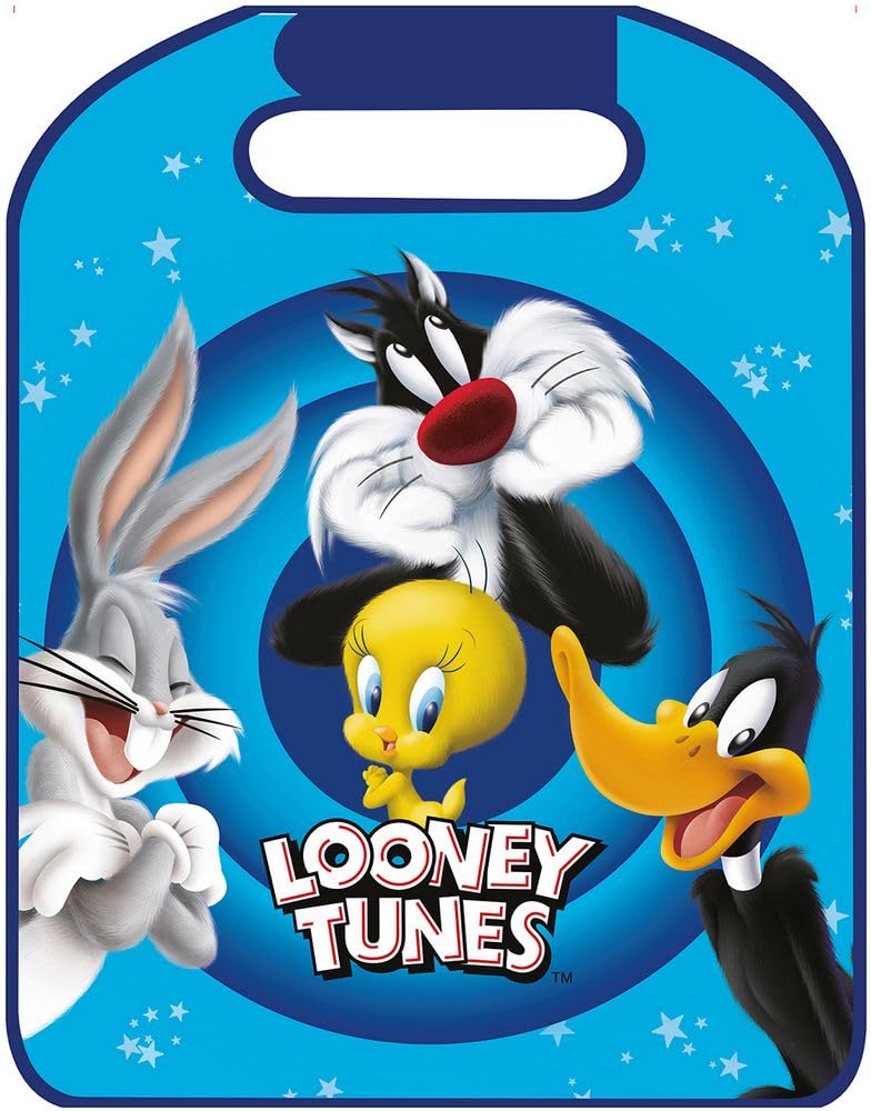 Warner Bros Schützen Sie Auto Vordersitz Reisen Looney Tunes Kind Mädchen Reise Cartoons Blau Schutz Sylvester Tweety Bugs Bunny Daffy Duck von Warner Bros
