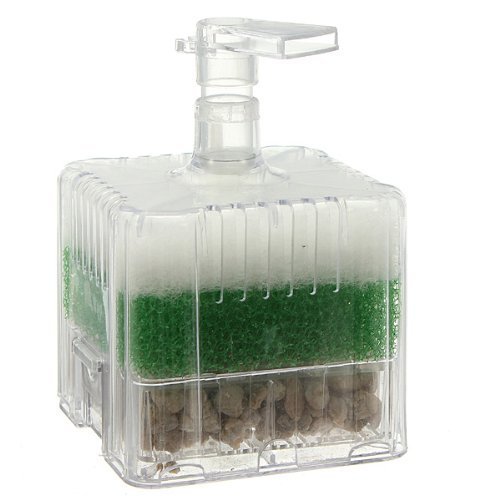 Water & Wood New XY-2011 Air Driven Biochemical Bio Corner Sponge Filter for Aquarium Fish Tank von Water & Wood