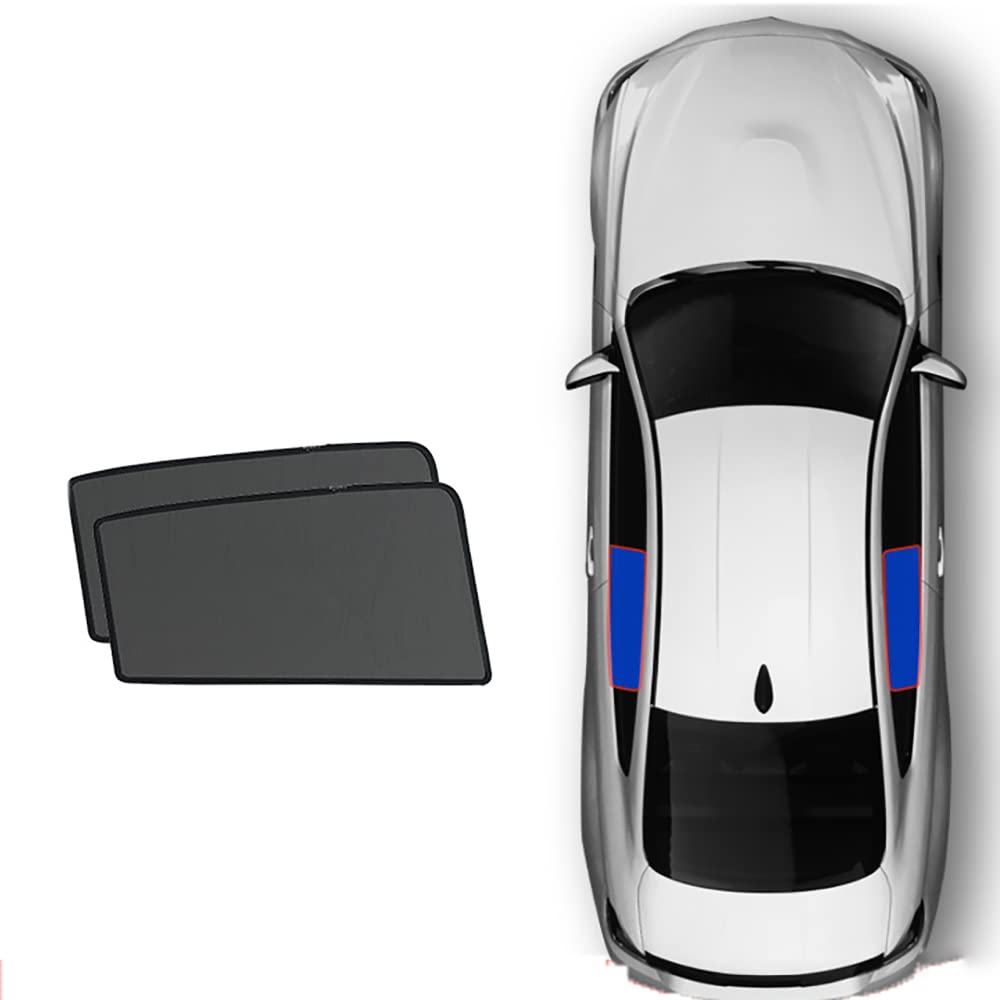 Magnetkarte Auto-Seitenscheibe Seitenfenster, für Volvo XC60 2th Visier-Vorhang Abdeckung Isolierung Sonnenschutz Auto Zubehör,after-2pieces von Watsky