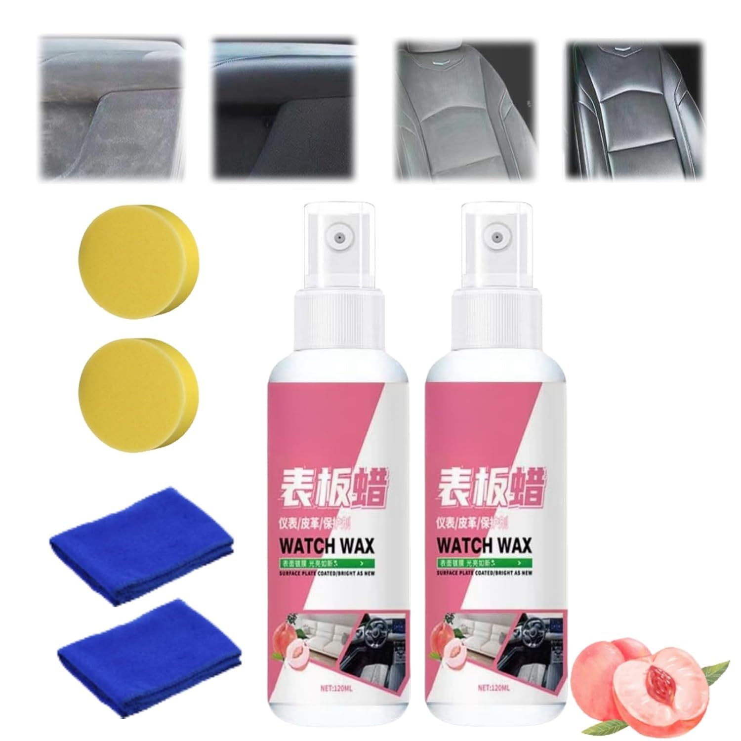 Wbietu Auto Armaturenbrett Polierpflege Wachs Spray, Auto Innenraum Kunststoff Tür Armaturenbrett Teile Wiederherstellung Poliermittel Wachs, Innenraum Auto Spray Reiniger Armaturenbrett Auto Wbietu Auto Armaturenbrett Polierpflege Wachs Spray, Auto Innenraum Kunststoff Tür Armaturenbrett Teile Wiederherstellung Poliermittel Wachs, Innenraum Auto Spray Reiniger Armaturenbrett Auto von Wbietu