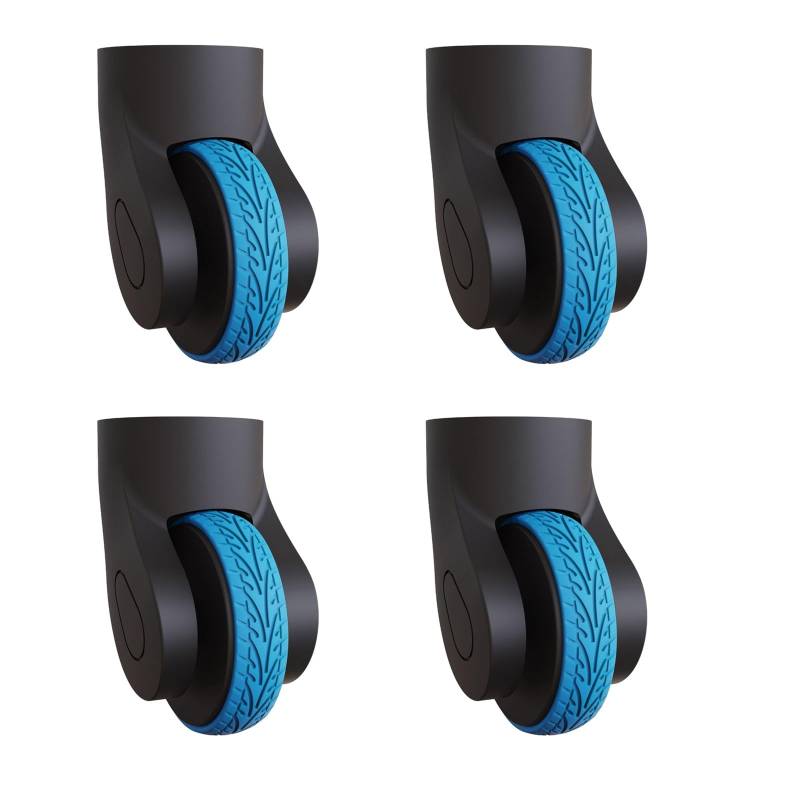 Wdbild Kofferanhänger, 4Pcs Gepäck Rad Silikon Koffer Rad Reduzieren Lärm Gepäck Spinner Rad für Die Meisten Caster von Wdbild