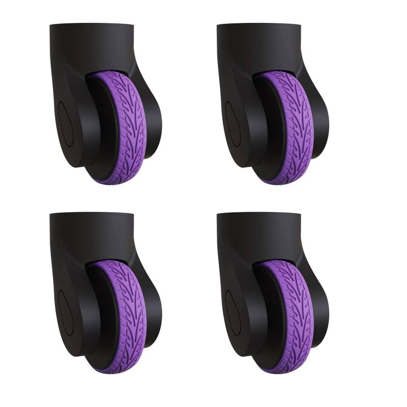 Wdbild Kofferanhänger, 4Pcs Gepäck Rad Silikon Koffer Rad Reduzieren Lärm Gepäck Spinner Rad für Die Meisten Caster von Wdbild
