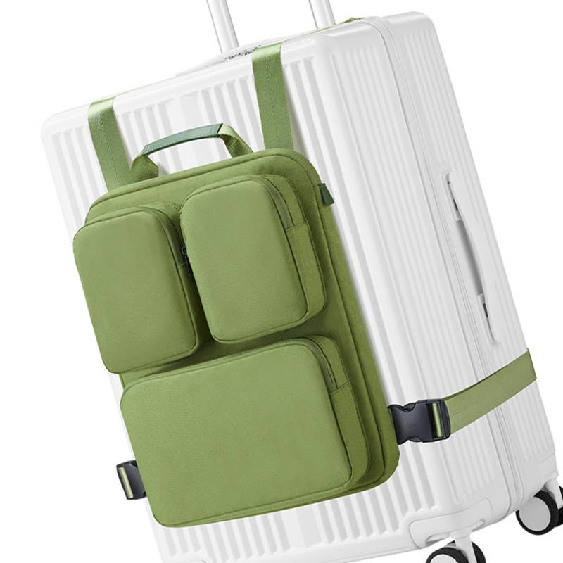 Wdbild Kofferanhänger, Gepäckgurt über Gepäck-Organizer-Tasche, Reise-Aufbewahrungstasche, Verstellbarer Koffer, zusätzliche Tasche, Reisezubehör von Wdbild