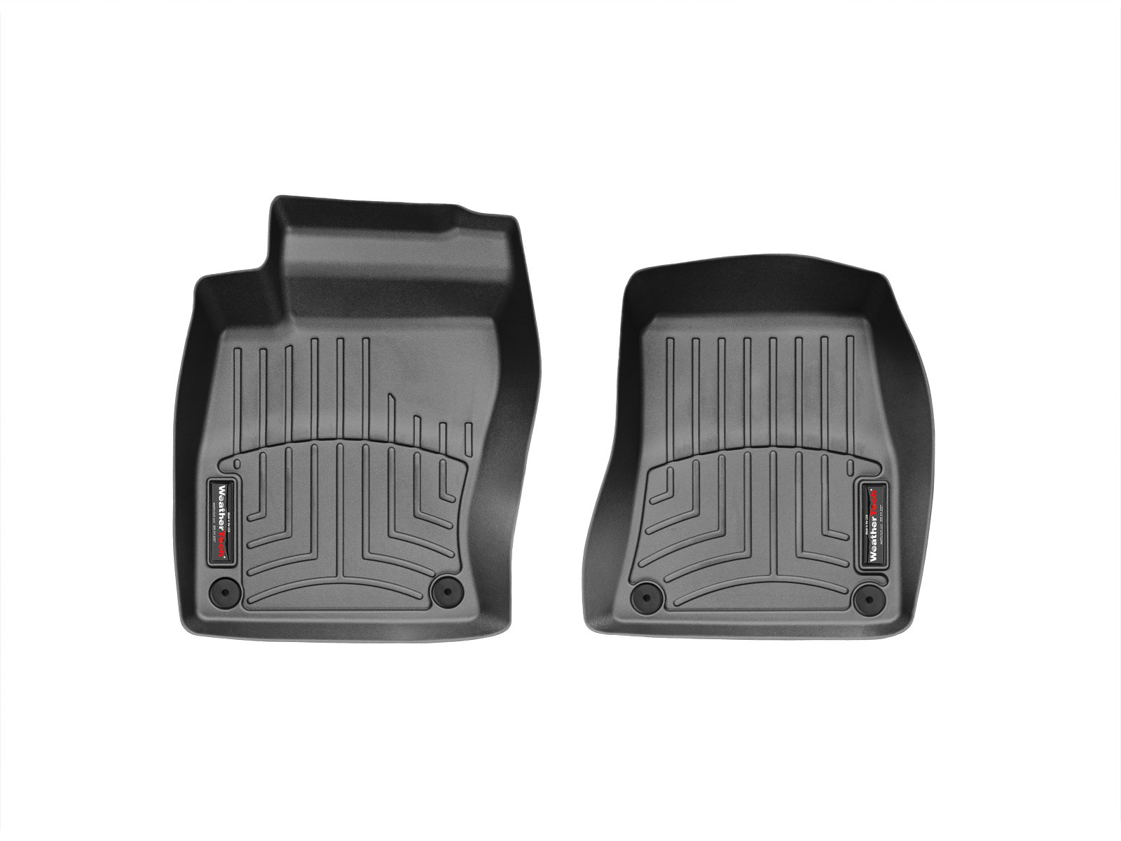 Passgenaue Fußmatten gummimatten passend für: Audi A8 / S8 D3 2003-10|Schwarz|1. Reihe Weathertech FloorLiner von WeatherTech