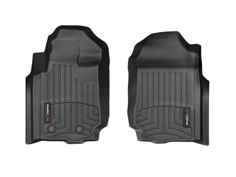 Passgenaue Fußmatten gummimatten passend für: Ford Ranger Verlängerte Kabine (Details) 2012-19|Schwarz|1. Reihe Weathertech FloorLiner von WeatherTech