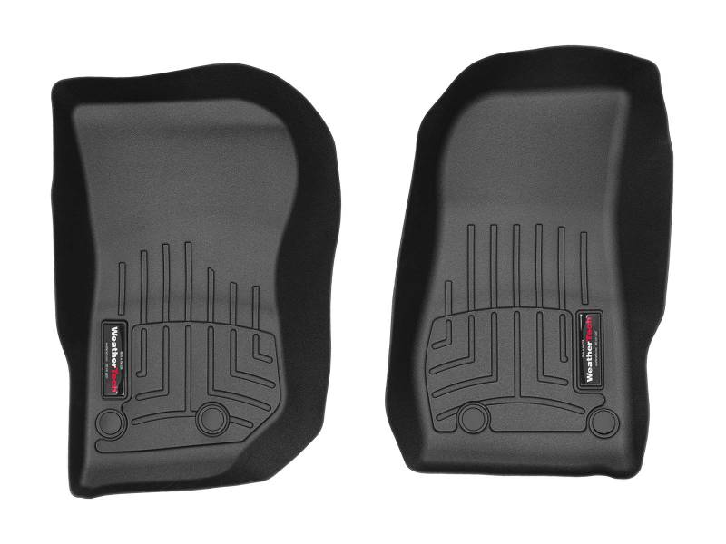 Passgenaue Fußmatten gummimatten passend für: Jeep Wrangler 3 Türen JK 2015-18|Schwarz|1. Reihe Weathertech FloorLiner von WeatherTech