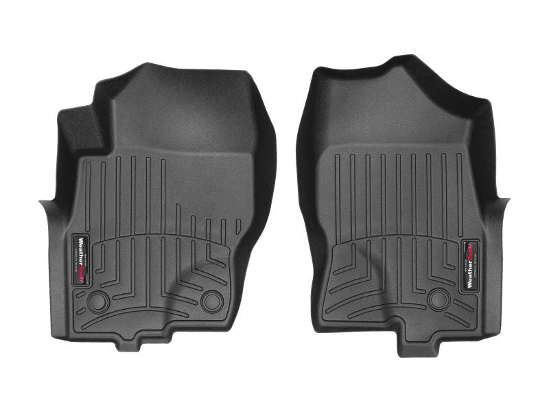 Passgenaue Fußmatten gummimatten passend für: Nissan Navara D40 2010-15|Schwarz|1. Reihe Weathertech FloorLiner von WeatherTech