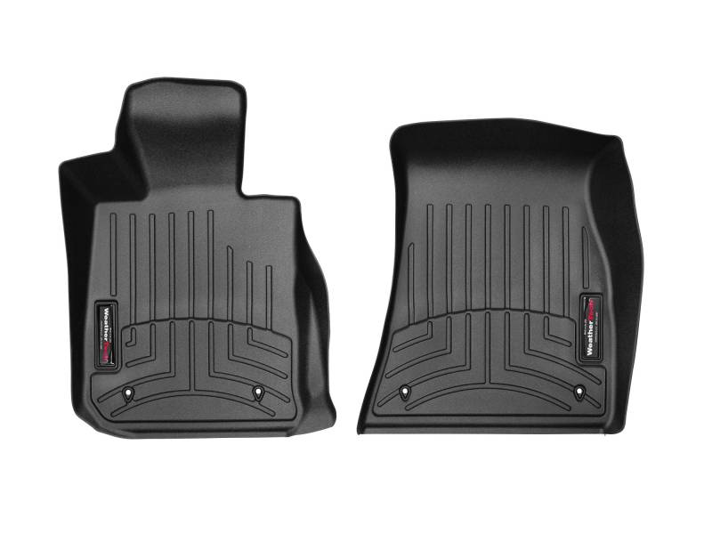 WeatherTech Passgenaue Auto Fußmatten Kompatibel mit BMW Serie 3 (G20,G80) 2019-23 | Schwarz|1. Reihe von WeatherTech