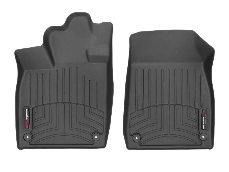 WeatherTech Passgenaue Auto Fußmatten Kompatibel mit ID.3 2021-22 | Schwarz|1. Reihe von WeatherTech