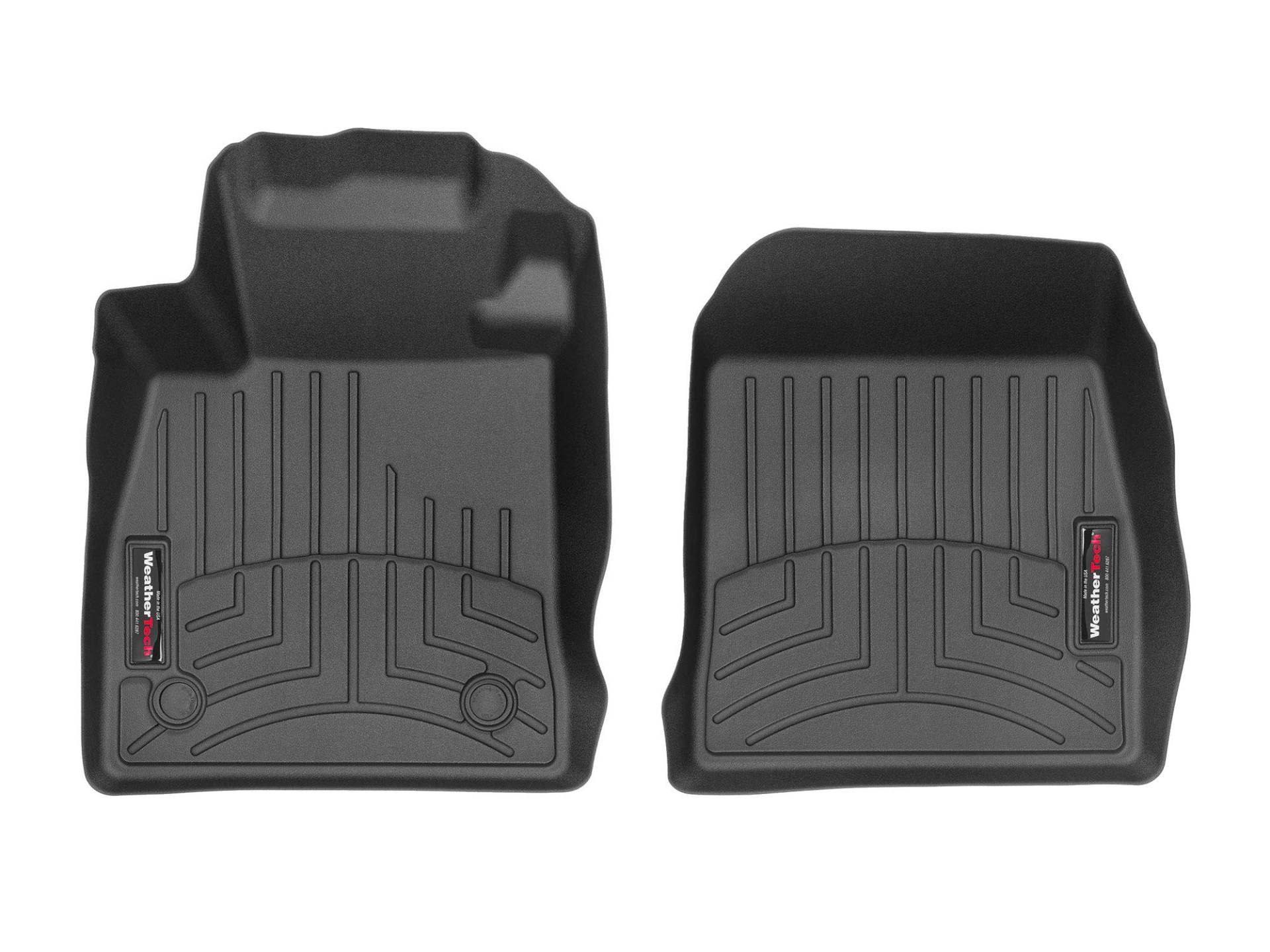 Passgenaue Fußmatten gummimatten passend für: Ford Fiesta 7.Gen 2017-19|Schwarz|1. Reihe Weathertech FloorLiner von WeatherTech