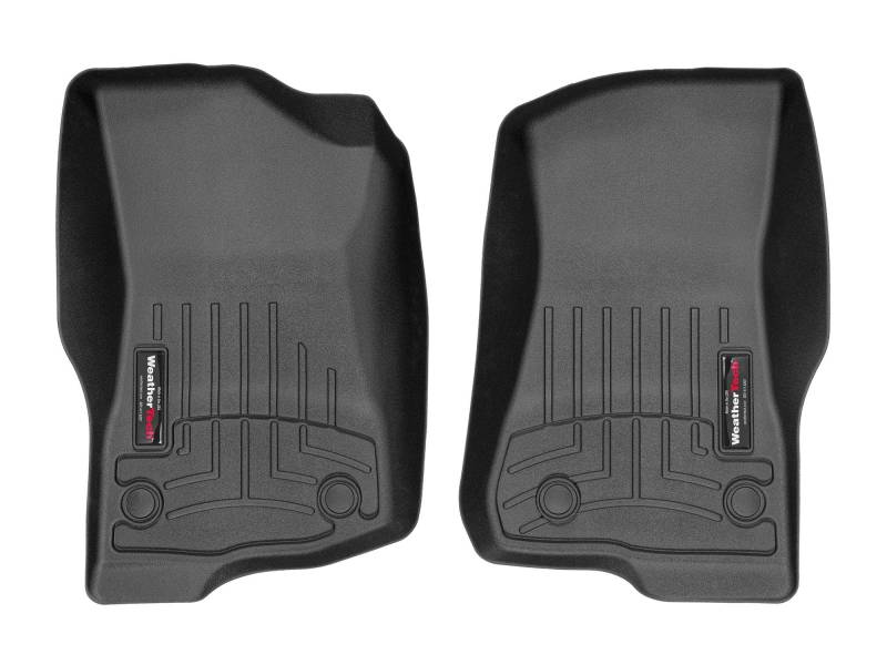 WeatherTech Passgenaue Fußmatten gummimatten passend für: Jeep Wrangler Unlimited JL 2018-19|Schwarz|1. Reihe FloorLiner von WeatherTech