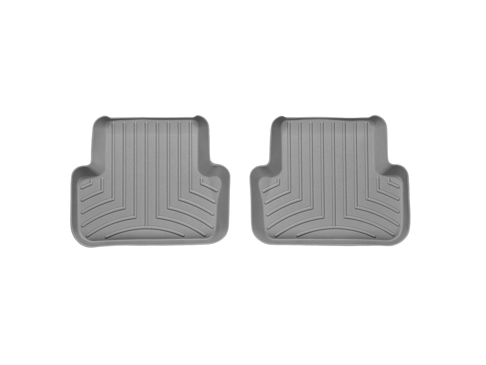 Passgenaue Fußmatten gummimatten passend für: Audi A4 / S4 / RS4 B8 2009-16|Grau|2. Reihe Weathertech FloorLiner von WeatherTech