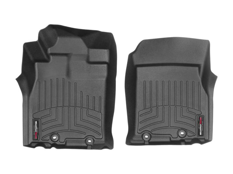 Passgenaue Fußmatten gummimatten passend für: Toyota FJ Cruiser Handge (Details) 2011-14|Schwarz|1. Reihe Weathertech FloorLiner von WeatherTech