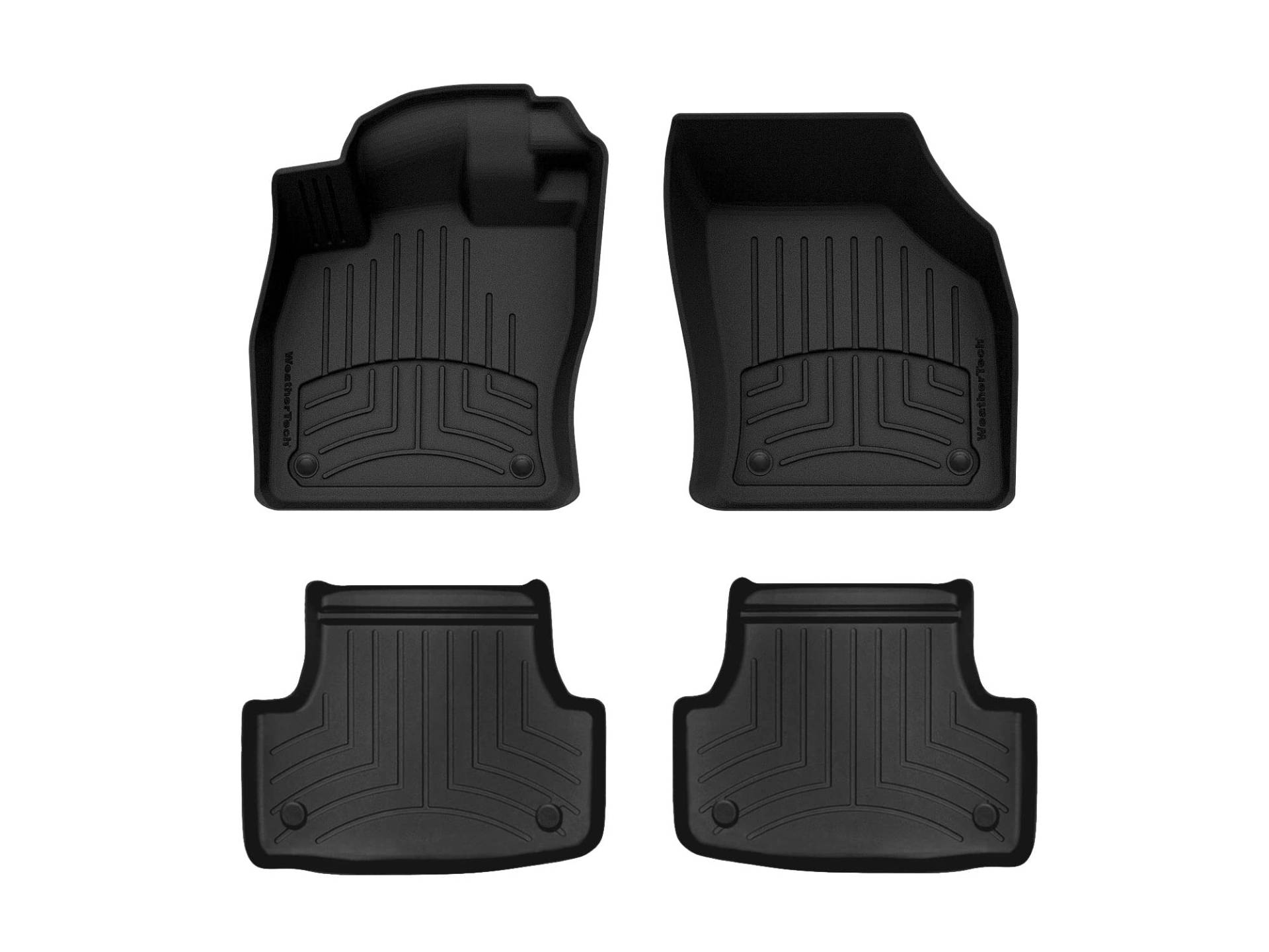 WeatherTech Passgenaue Auto Fußmatten HP kompatibel mit Golf | A3 2012-23 | Schwarz | 1. und 2. Reihe WeatherTech Passgenaue Auto Fußmatten HP kompatibel mit Golf | A3 2012-23 | Schwarz | 1. und 2. Reihe von WeatherTech