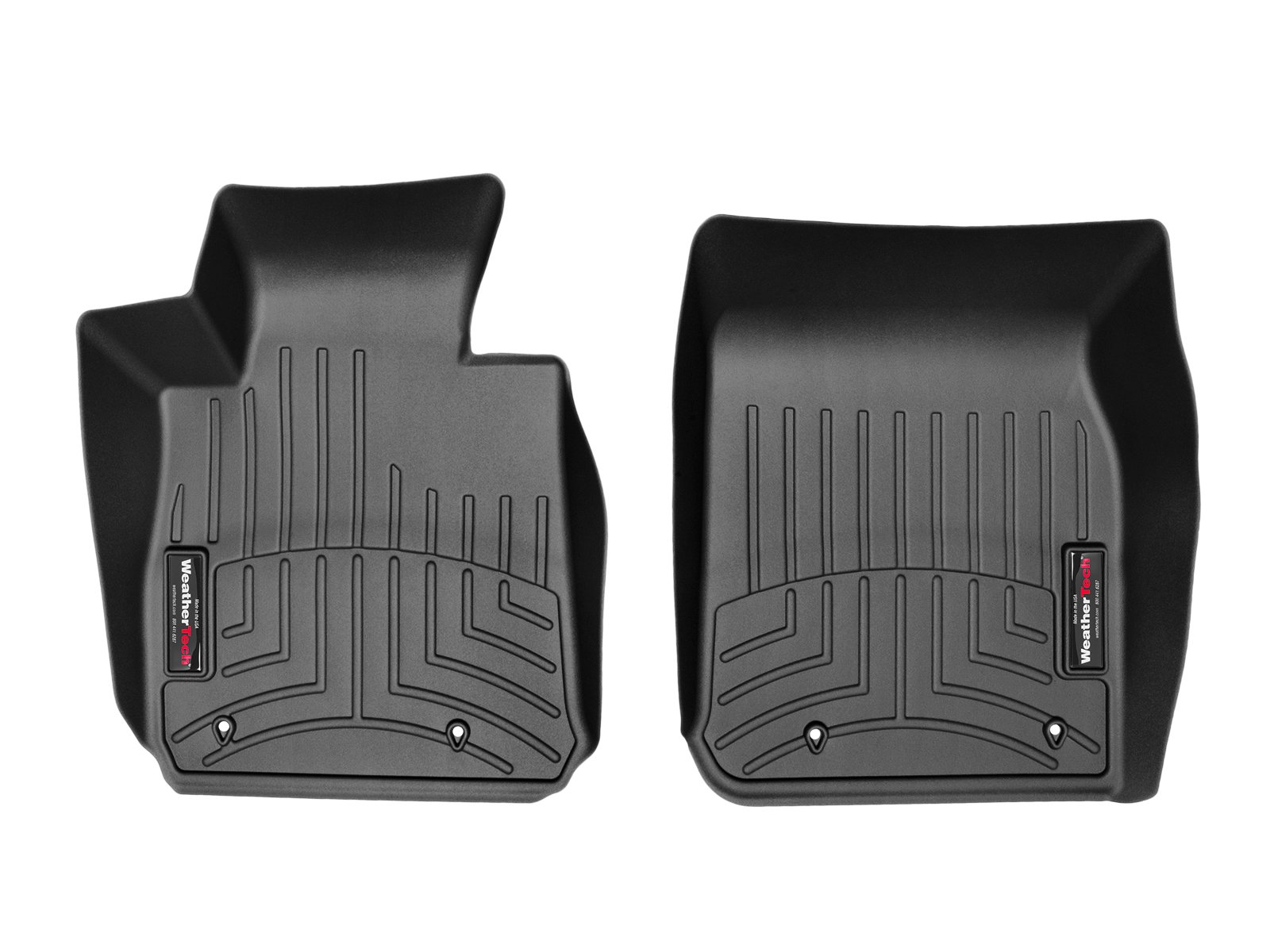 Passgenaue Fußmatten gummimatten passend für: BMW M2 Coupé F87 2015-19|Schwarz|1. Reihe Weathertech FloorLiner von WeatherTech