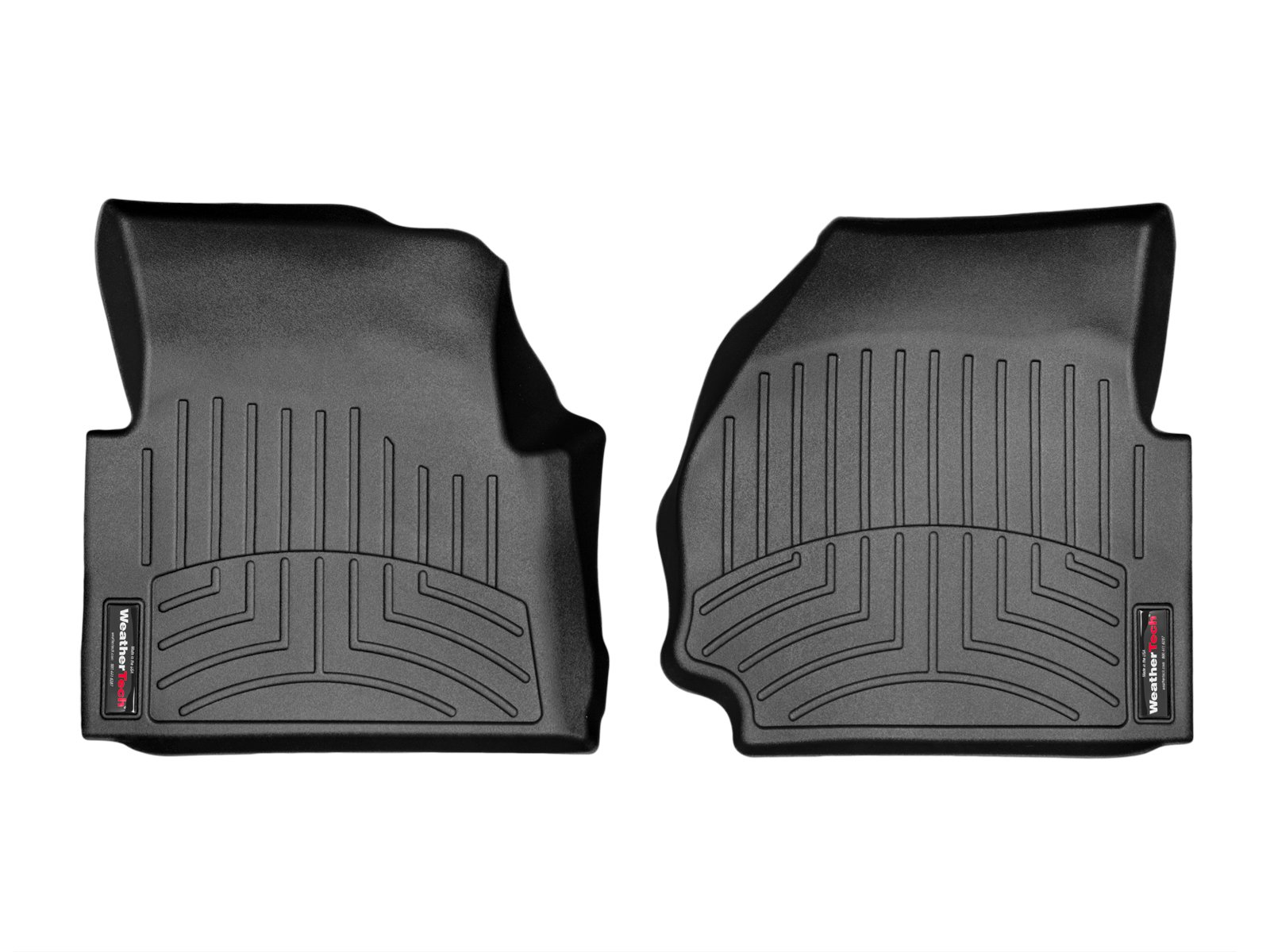 Passgenaue Fußmatten gummimatten passend für: Land Rover Defender 90 2007-16|Schwarz|1. Reihe Weathertech FloorLiner von WeatherTech