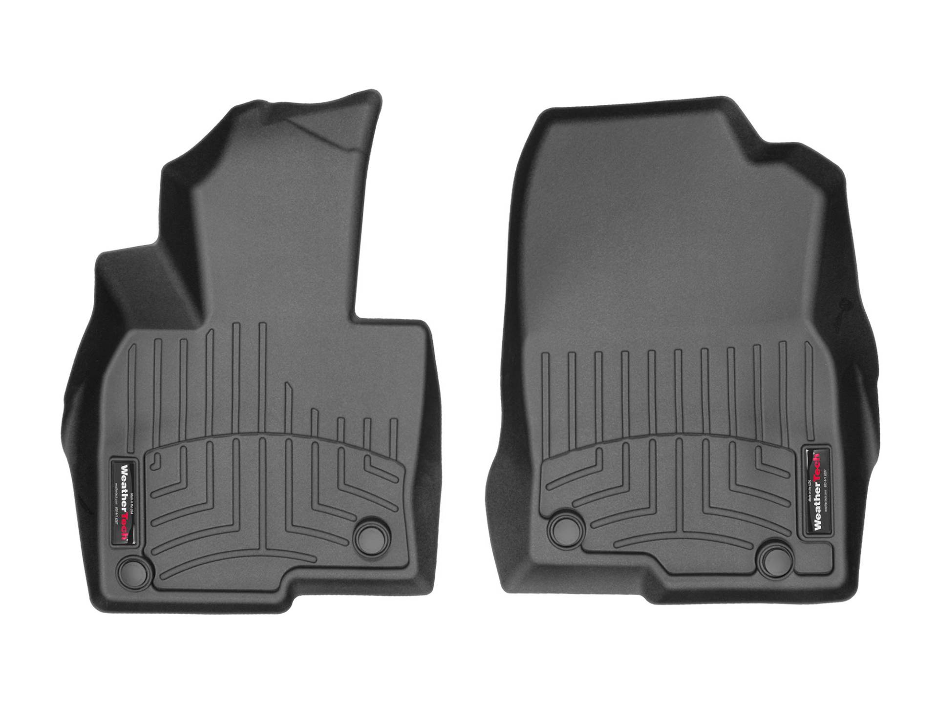 Passgenaue Fußmatten gummimatten passend für: Mazda CX-5 2.Gen 2017-19|Schwarz|1. Reihe Weathertech FloorLiner von WeatherTech