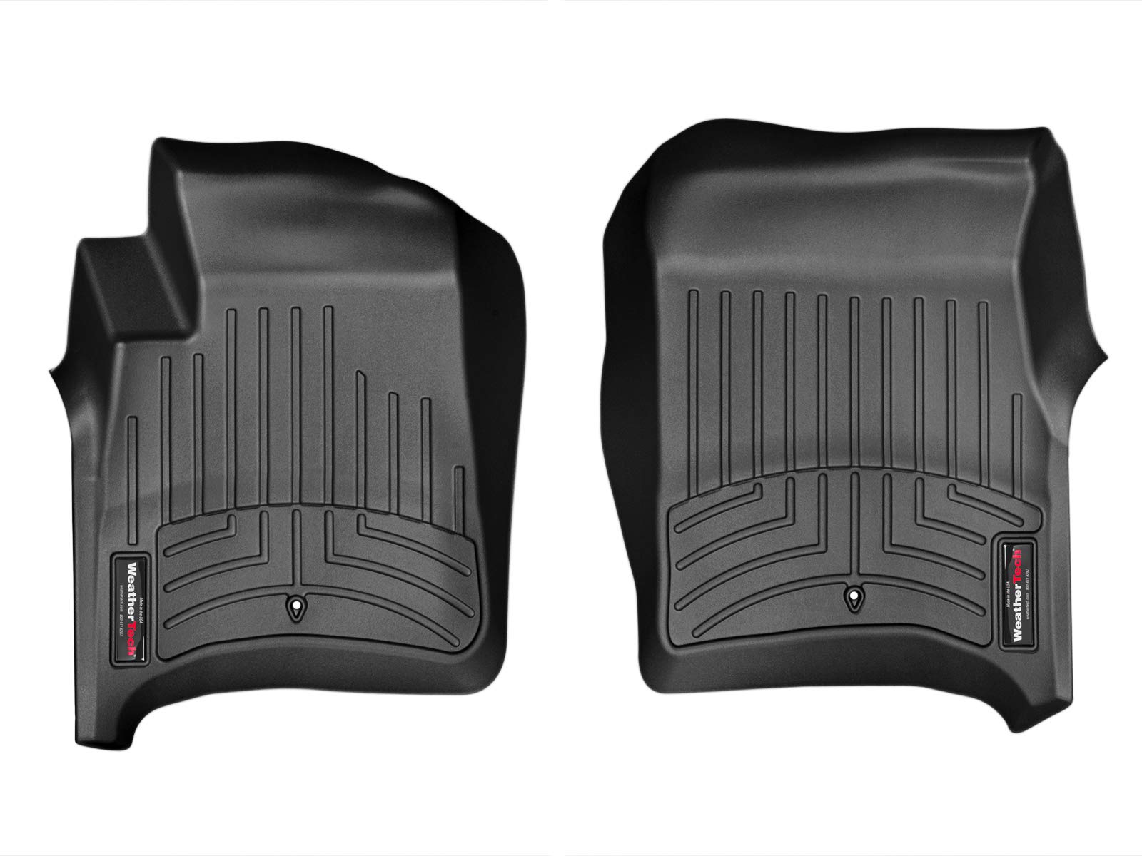 Passgenaue Fußmatten gummimatten passend für: Toyota Land Cruiser J80 1991-97|Schwarz|1. Reihe Weathertech FloorLiner von WeatherTech