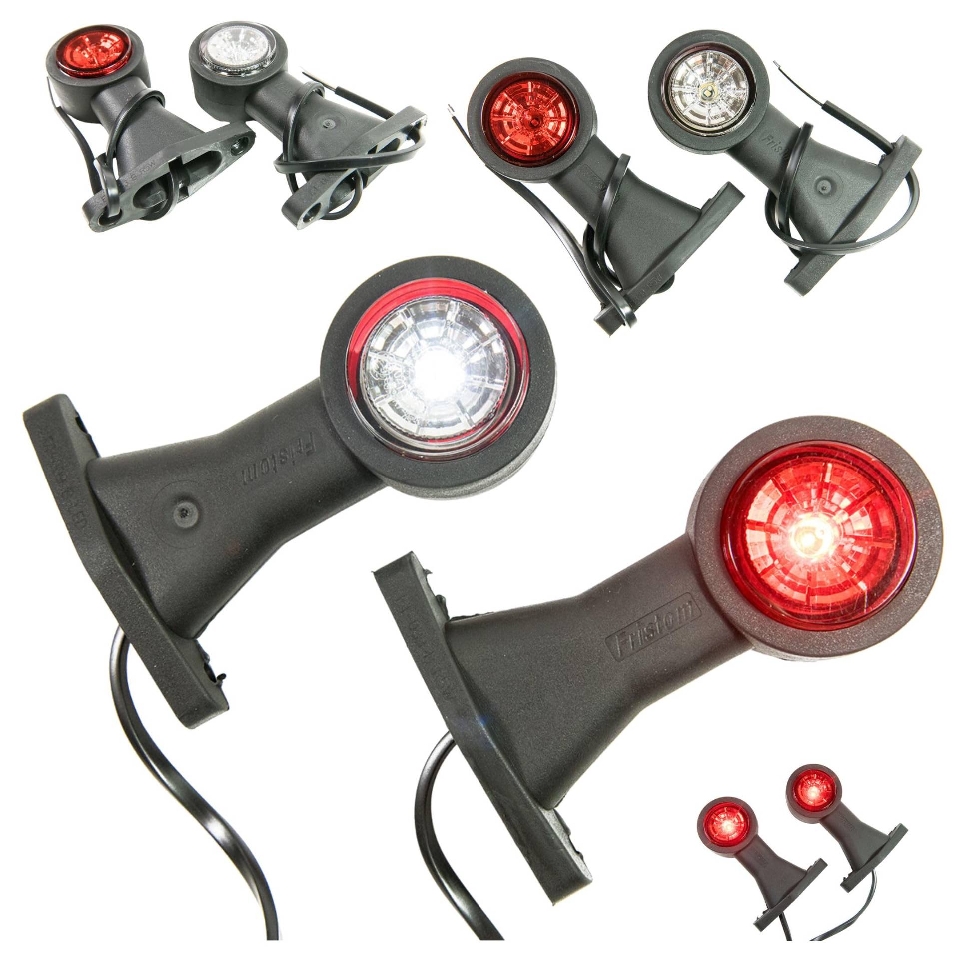 Web Truck 2 x LED Gummi Begrenzungsleuchte Seitenleuchte 12V 24V mit E-Prüfzeichen Positionsleuchte Auto LKW PKW Wohnwagen KFZ Lampe Leuchte Licht Weiß Rot lang Web Truck 2 x LED Gummi Begrenzungsleuchte Seitenleuchte 12V 24V mit E-Prüfzeichen Positionsleuchte Auto LKW PKW Wohnwagen KFZ Lampe Leuchte Licht Weiß Rot lang von Web Truck