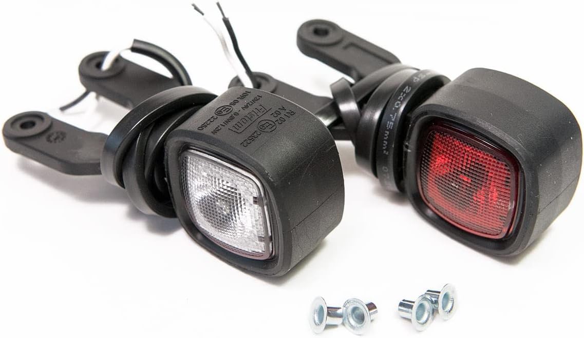 Web Truck 2 x LED Umrissleuchte Begrenzungsleuchte Hängend kleine Positionsleuchte 12-24V, 2 Farben: weiß, rot, für LKW PKW Anhänger, Trailer, Wohnwagen usw. Web Truck 2 x LED Umrissleuchte Begrenzungsleuchte Hängend kleine Positionsleuchte 12-24V, 2 Farben: weiß, rot, für LKW PKW Anhänger, Trailer, Wohnwagen usw. von Web Truck