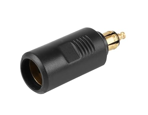 Web Truck Adapter MIT DIN-STECKER UND Euro-BUCHSE, 12V 24V 16A, KURZ DIN/ISO PKW LKW Motorrad Roller ATV von Web Truck