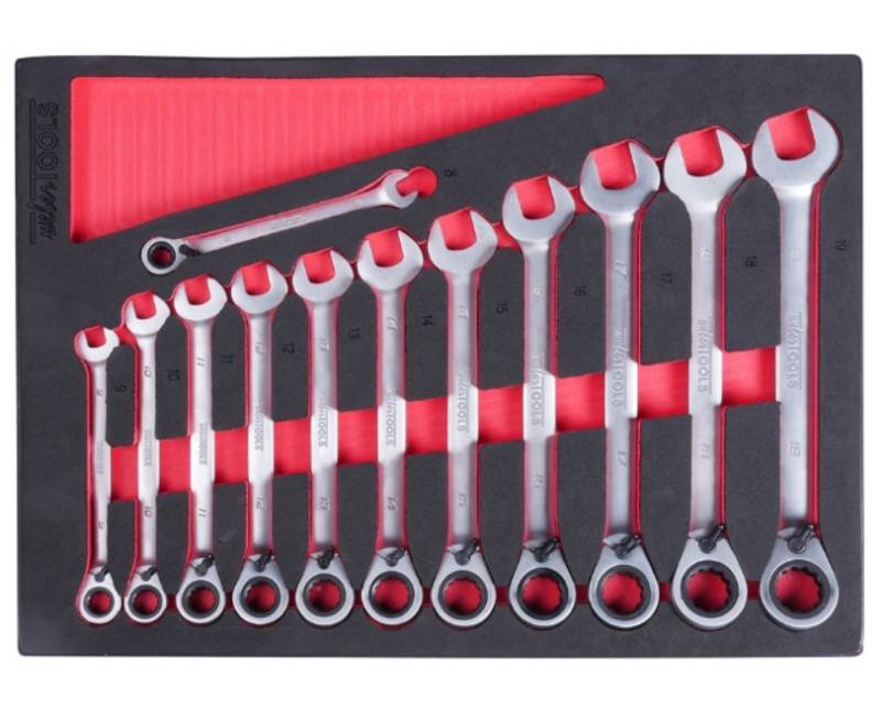 Weber Tools Ratschen-Ringgabelschlüsselsatz WT-8912 von Weber Tools