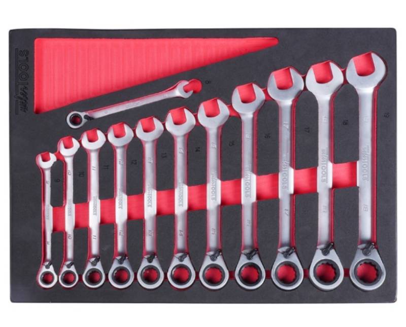 Weber Tools Ratschen-Ringgabelschlüsselsatz WT-8912R von Weber Tools