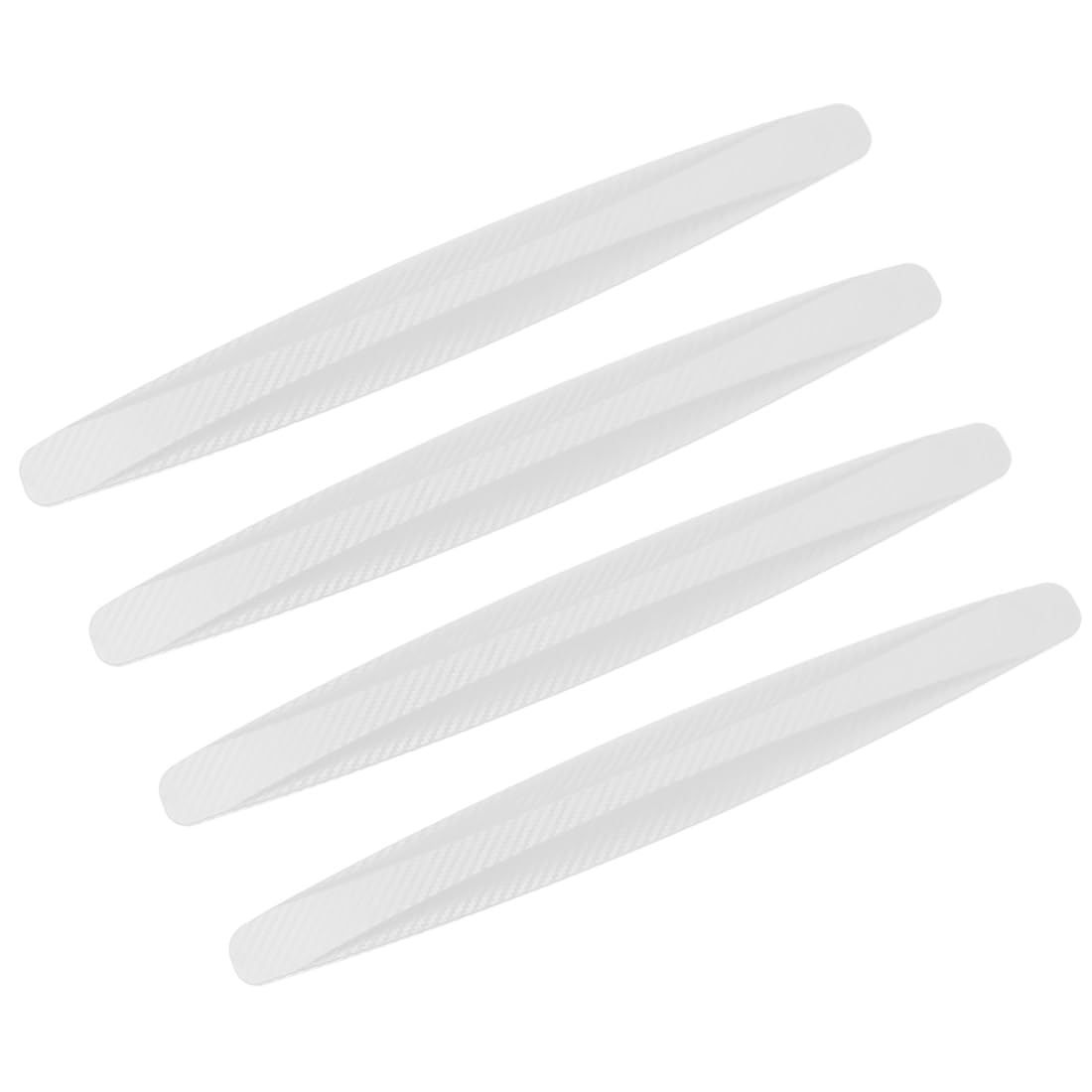 WeddHuis 4Pcs Hochwertiger Autotür Kantenschutz, Auto Gummi Türkantenschoner, Aufkleber für Autotüre (Weiß) von WeddHuis