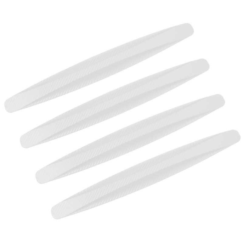 WeddHuis 4Pcs Hochwertiger Autotür Kantenschutz, Auto Gummi Türkantenschoner, Aufkleber für Autotüre (Weiß) von WeddHuis