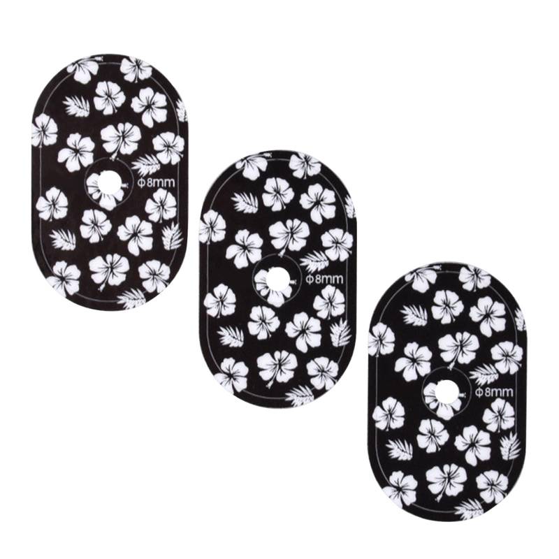 3pcs Reifenluftdüse Feste Aufkleber Fahrradventile Pad Aufkleber Fahrrad Reifenventile Aufkleber Wasserdichtungsventile Abziehbild von Wegiwuca