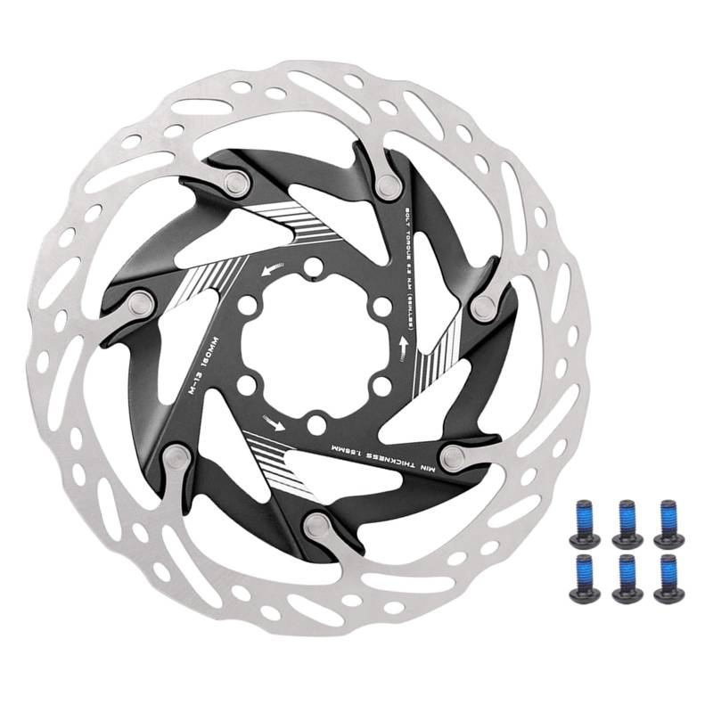 Centrelock Scheibe Bremsrotor 160 Mm Fahrradscheibenbremsbremsrotor Hohlmitte Lock Mountain Bike Bremsrotor Leicht Zu Bedienen von Wegiwuca