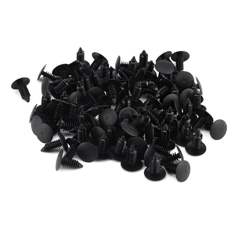 100 St¨¹ck Universal Autot¨¹rverkleidung Sto?stangennieten Clip Schrauben Push Befestigungsclips 12 X 12 X 3 Mm von Weikeya