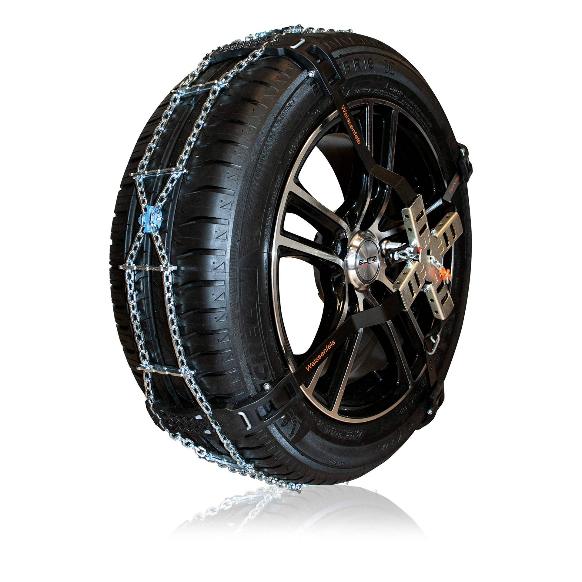 Weissenfels AUTOMATIKA N892 Schneeketten, zugelassen, 1 Paar, empfohlen für mittlere und große Autos, Geländewagen und Crossover, NM91N892STD Weissenfels AUTOMATIKA N892 Schneeketten, zugelassen, 1 Paar, empfohlen für mittlere und große Autos, Geländewagen und Crossover, NM91N892STD von Weissenfels