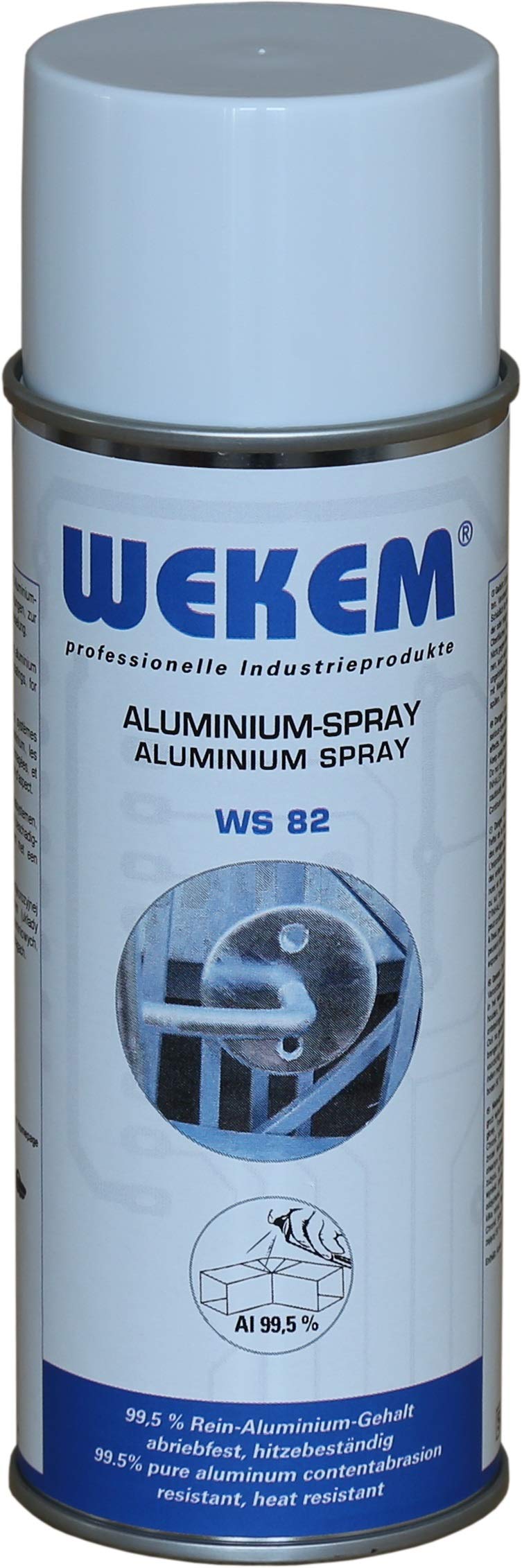 1x 400ml Wekem Aluminium-Spray WS82 von Wekem