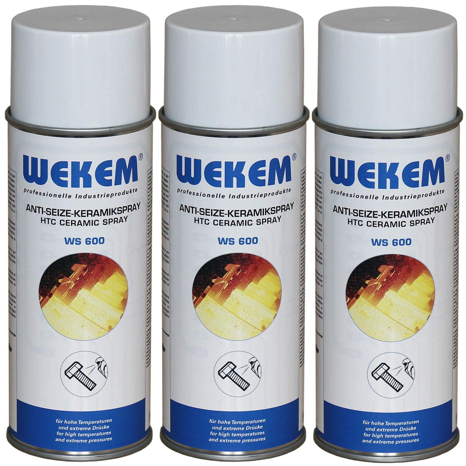 Wekem 3er Sparpack 400ml Keramikspray WS600 von Wekem