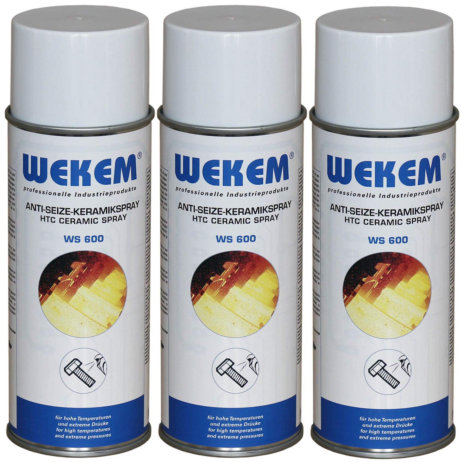 Wekem 3er Sparpack 400ml Keramikspray WS600 Wekem 3er Sparpack 400ml Keramikspray WS600 von Wekem