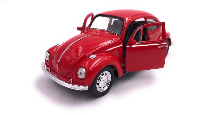 H-Customs Käfer Beetle Modellauto Auto Lizenzprodukt 1:34-1:39 Rot von H-Customs