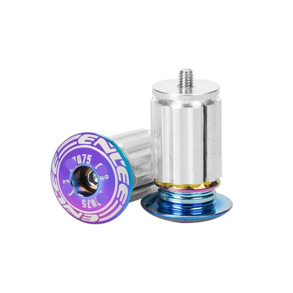 Wenqu 2PCS Grip Kappe Ende Stecker Grip Ende Stecker Radfahren Griffe Caps Rennräder Lenkergewichte(Color3) von Wenqu