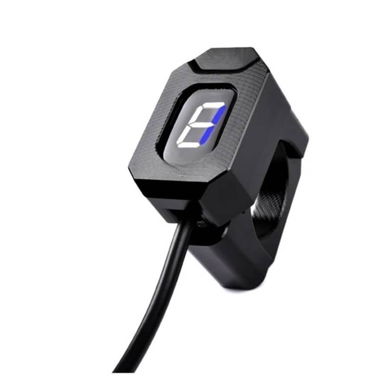 Wenqu Für CBR900 Für CBR954RR Für CBR 954RR 954 RR R 2002 2003 Motorrad Ganganzeige 1-6 Level Geschwindigkeit Digital Meter Digitale Ganganzeige(Fixed Ring Blue) von Wenqu