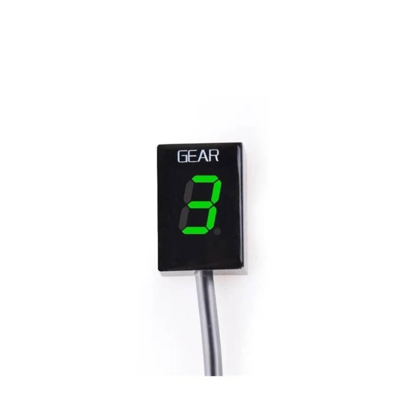Wenqu Für Daytona Für 955i 2002 2003 2004 2005 2006 Motorrad LCD 6 Geschwindigkeit 1-6 Ebene Getriebe Anzeige Digital Getriebe Meter Digitale Ganganzeige(Green) von Wenqu