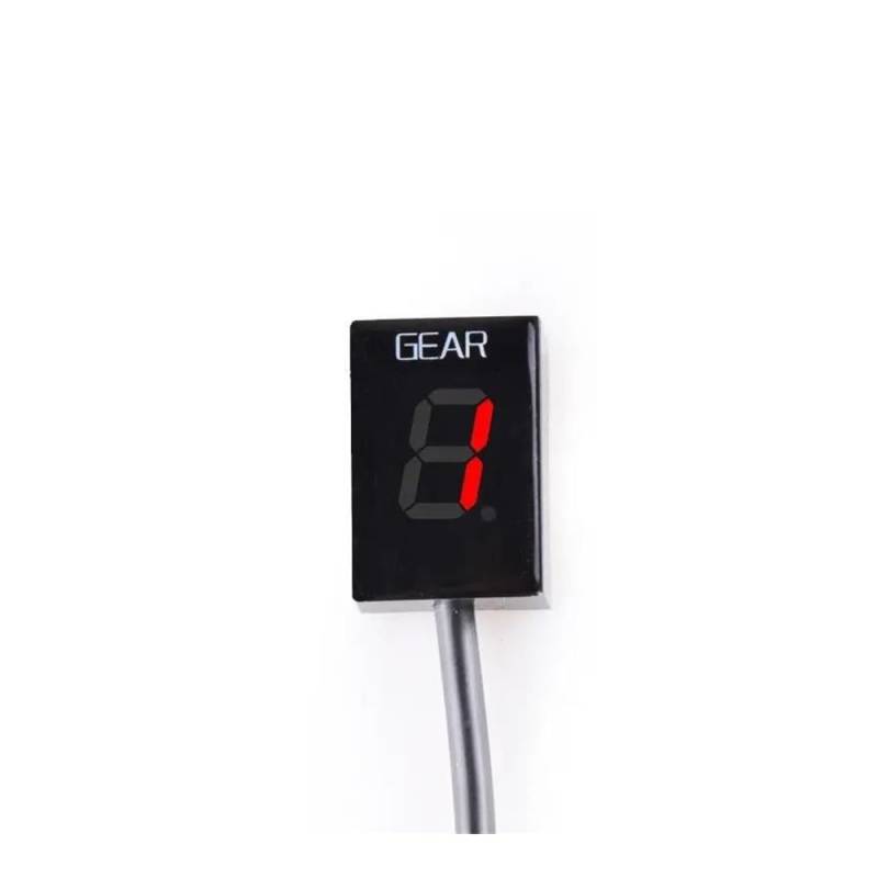 Wenqu Für Daytona Für 955i 2002 2003 2004 2005 2006 Motorrad LCD 6 Geschwindigkeit 1-6 Ebene Getriebe Anzeige Digital Getriebe Meter Digitale Ganganzeige(Red) von Wenqu