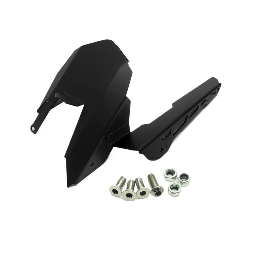 Wenqu Für MT-07 Für FZ07 Für XSR700 Für MT-07 Für Tracer Motorrad Kotflügel Hinten Mit Kette Schutzfolie Hinten Kettenschutz(Black) von Wenqu