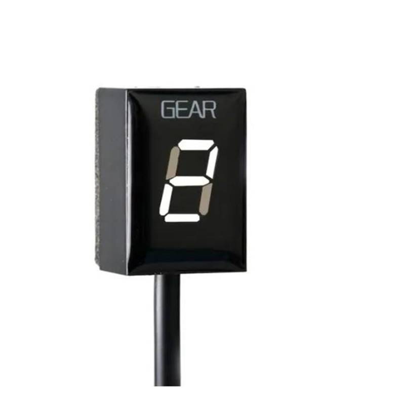 Wenqu Für Msx 125 Keine ABS 2013-2020 Motorrad Getriebe Anzeige Zubehör 1-6 Ebene Geschwindigkeit Display Digitale Ganganzeige(White) von Wenqu