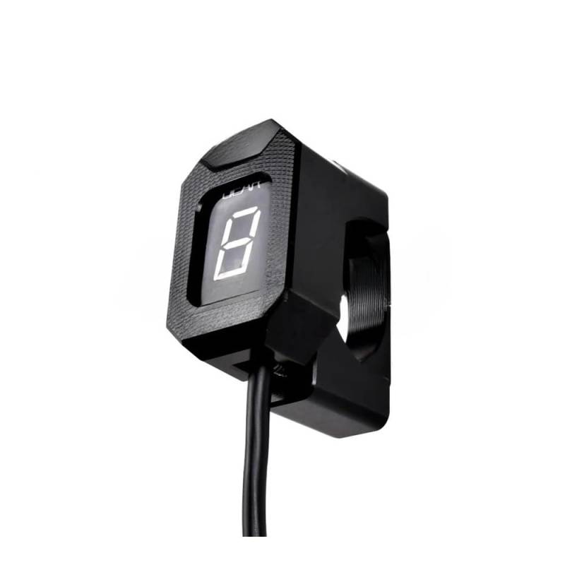 Wenqu Für WR125R/X 2009-2014 Für YZF-R15 2008-2019 Motorrad 1-6 Level Getriebe Anzeige Digitale Getriebe Meter Digitale Ganganzeige(Fixed Ring Blue) von Wenqu