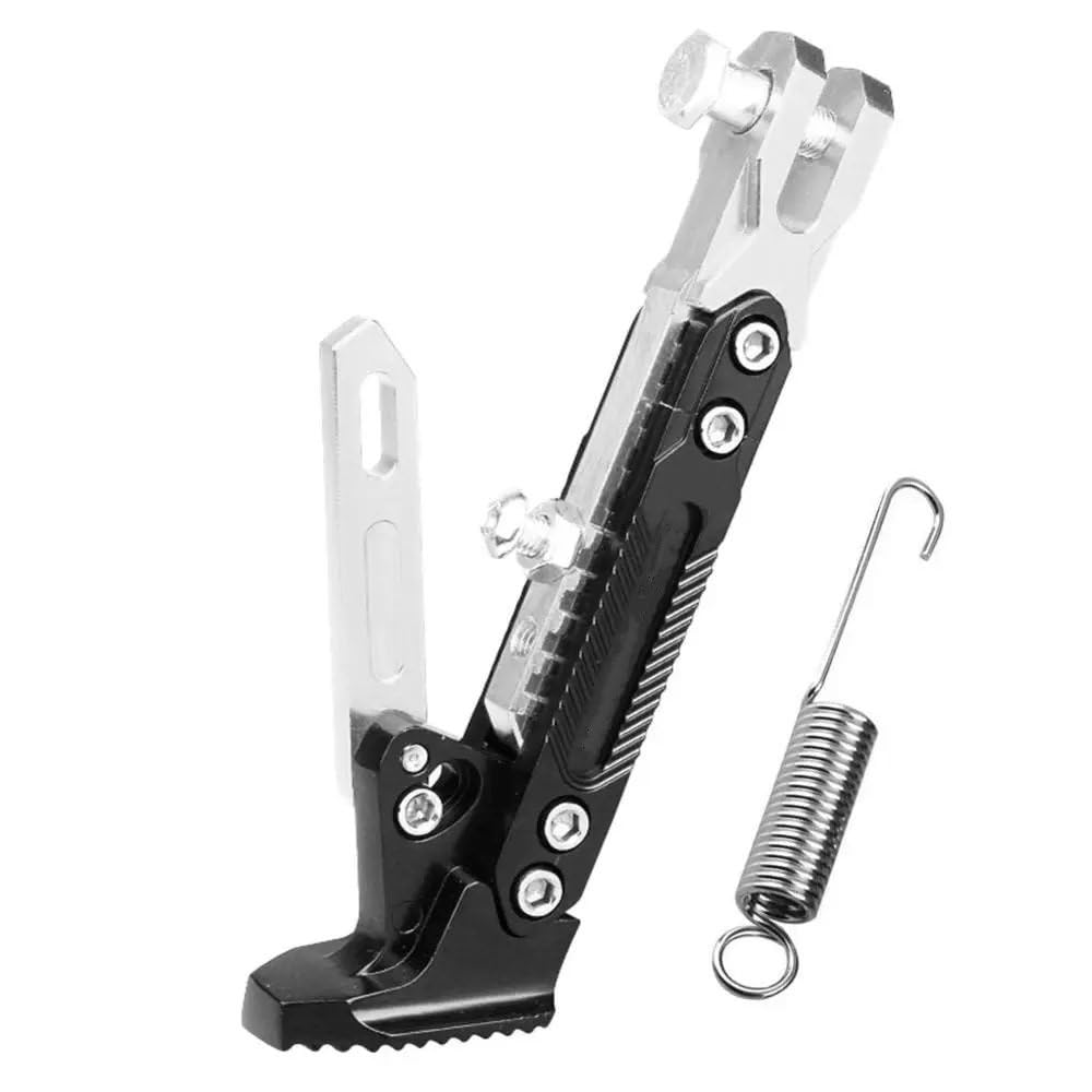Wenqu Motorradständer, Verstellbarer Ständer, Seitenhalterung für Shiver, für Dorsoduro 750 Rsv, für Tuono V4, für Pegaso 650 Rs 125, für Pegaso Motorrad Ständer(Color-S) von Wenqu