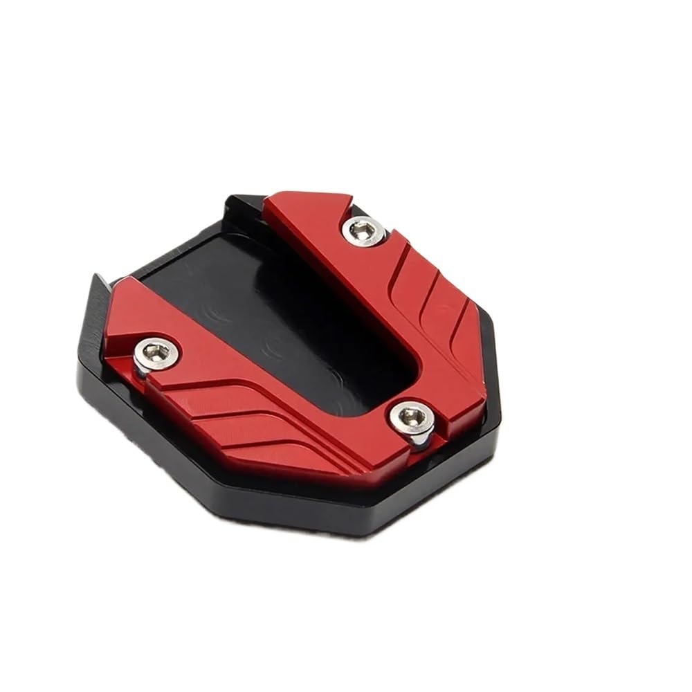 Wenqu Vergrößern Unterstützung Universal Elektronische Motorrad E-Bike Roller Ständer Extender Fuß Seite Stehen Verlängerung Pad Unterstützung Platte Anti-Skid Basis(Red) von Wenqu
