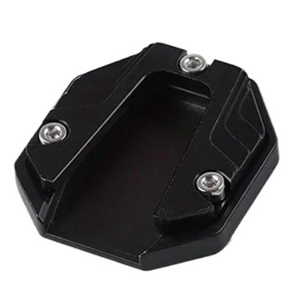 Wenqu Vergrößern Unterstützung Universal Roller Motorrad Fahrrad Ständer Extender Fuß Seite Stehen Verlängerung Pad Unterstützung Platte Anti-Skid Vergrößerte Basis(Black) von Wenqu