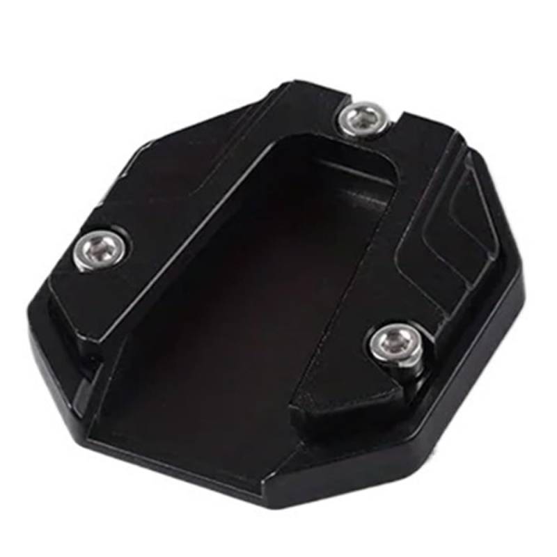 Wenqu Vergrößern Unterstützung Universal Roller Motorrad Fahrrad Ständer Extender Fuß Seite Stehen Verlängerung Pad Unterstützung Platte Anti-Skid Vergrößerte Basis(Black) von Wenqu