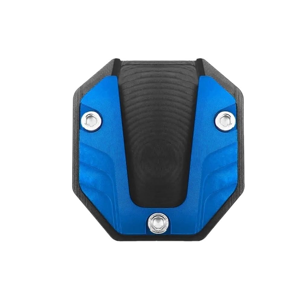 Wenqu Vergrößern Unterstützung Universal Roller Motorrad Fahrrad Ständer Extender Fuß Seite Stehen Verlängerung Pad Unterstützung Platte Anti-Skid Vergrößerte Basis(Blue) von Wenqu